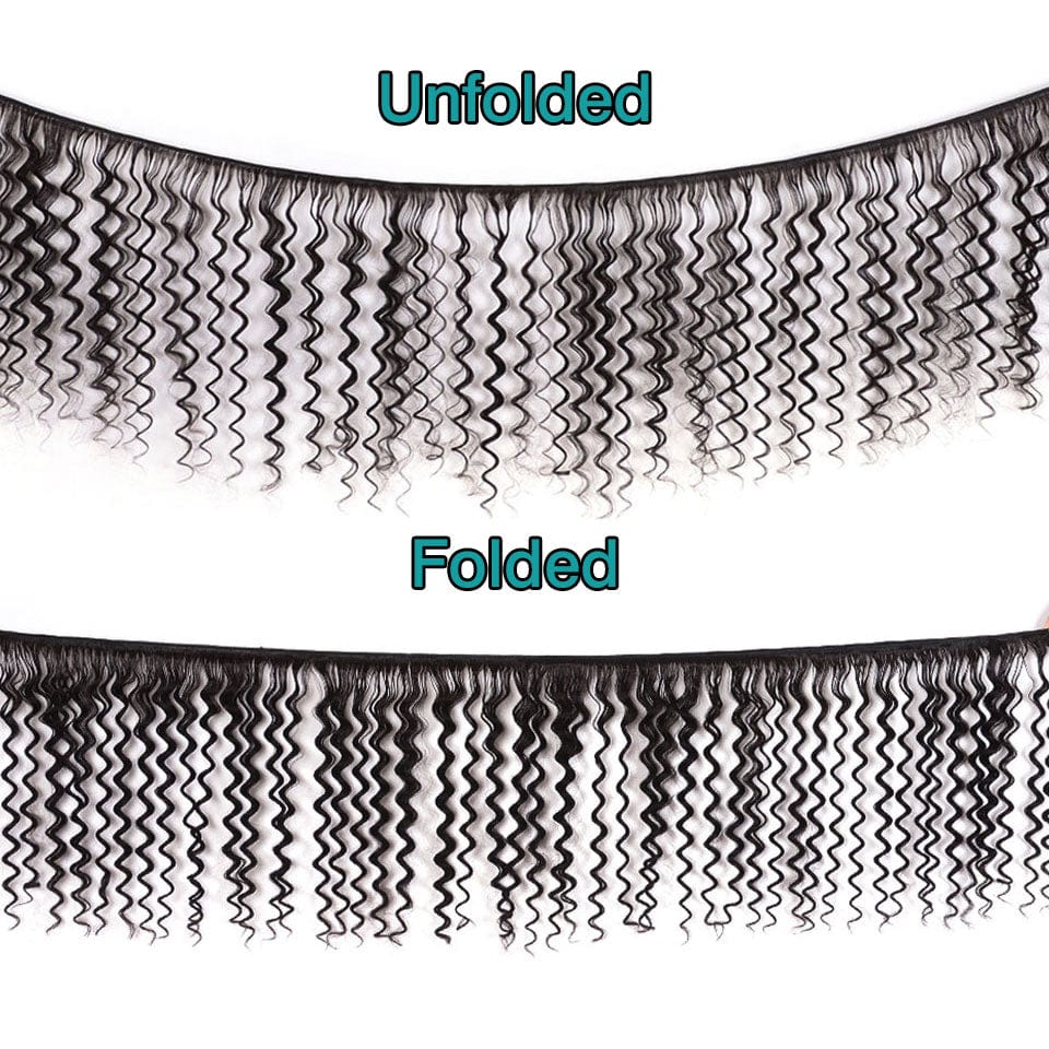 BEQUEEN 3Pcs with Closure Deep Wavy Best Virgin Human Hair Bundles - Image 3