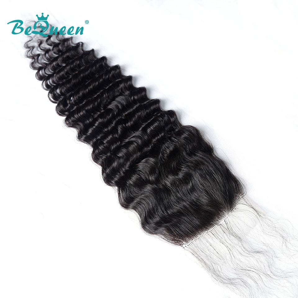 BEQUUEN 100% Virgin Hair Deep Wave HD 4x4/ 5x5 Lace Closure - Image 3